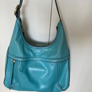 Aqua HOBO brand bag